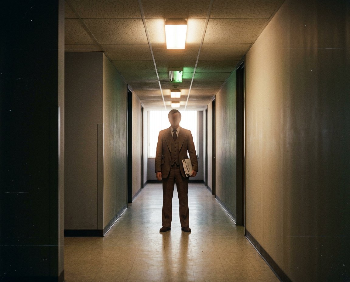 The consultant at the end of the corridor